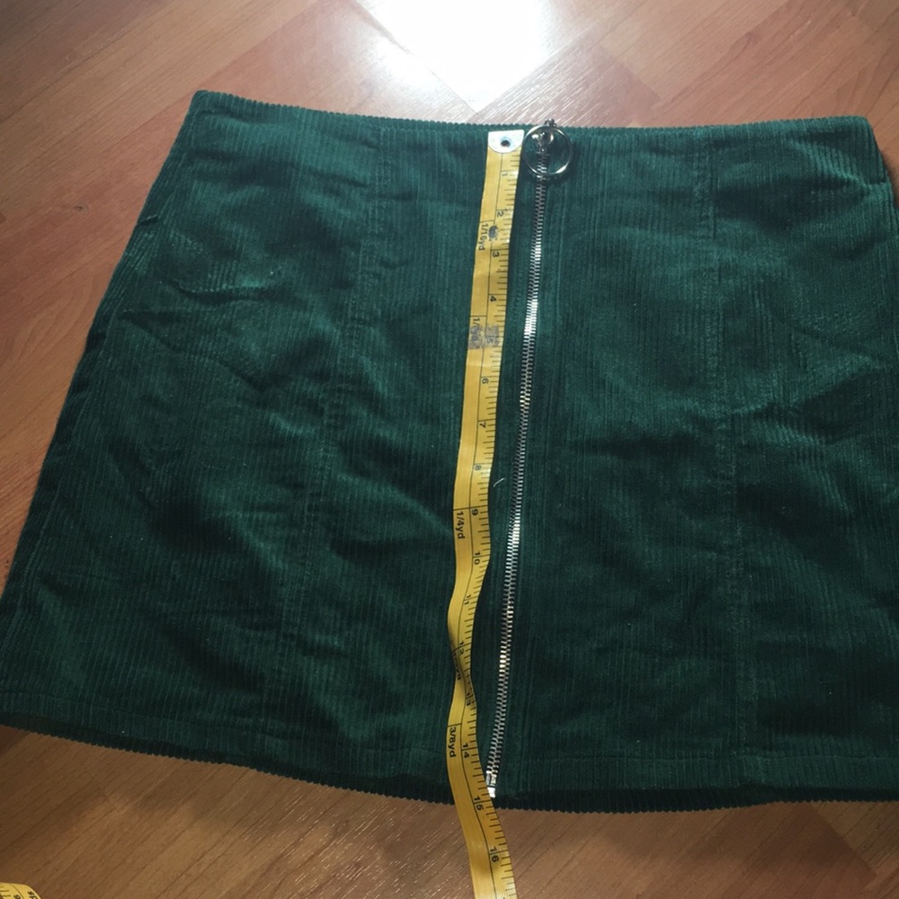 Green skirt